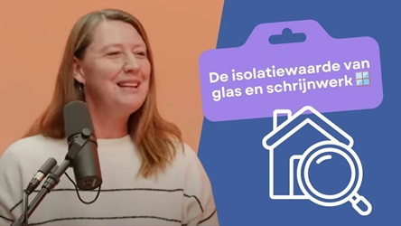 De isolatiewaarde van glas en schrijnwerk
